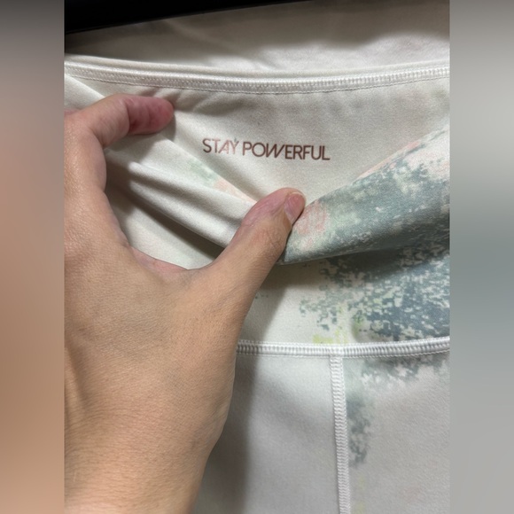 CALIA Stay Powerful White and Multicolor Leggings - Picture 6 of 7